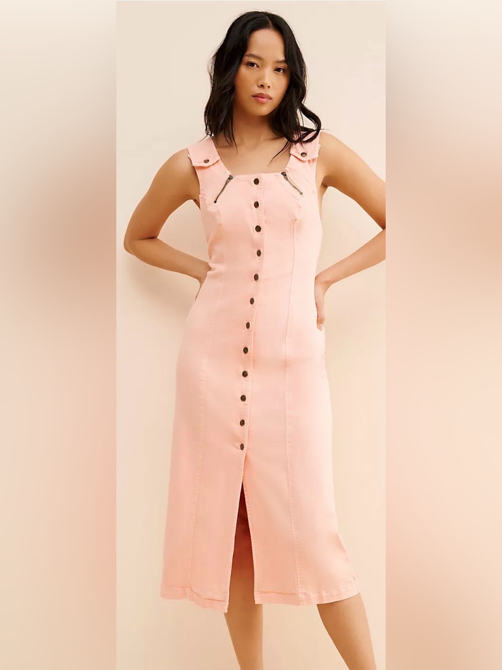 Free People Desert Desire Midi Dress. NWT.